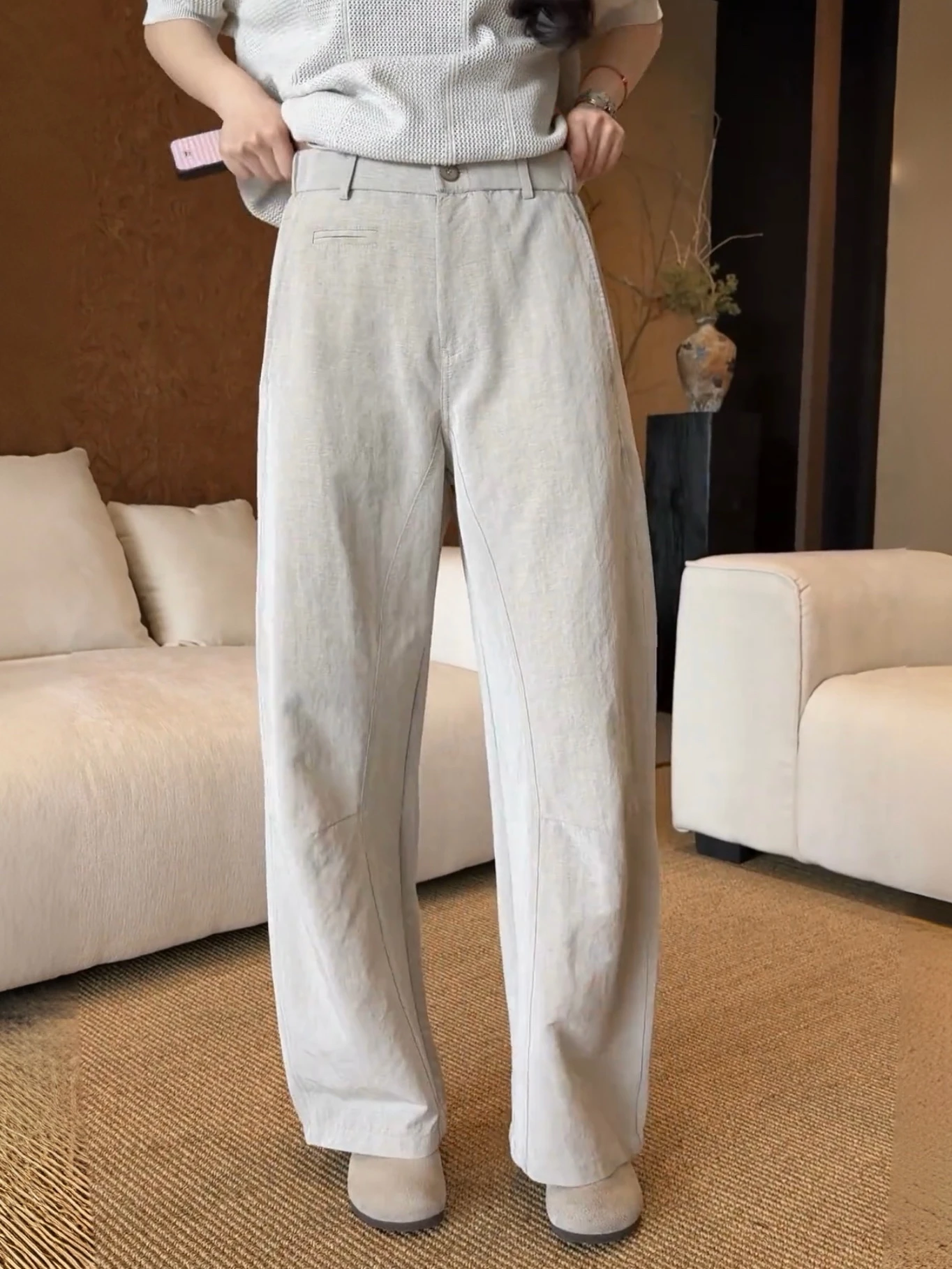 Men's Summer Thin Cool Feeling Breathable Anti-Wrinkle Straight Casual Pants Drapey Loose Versatile Slimming Knife Trousers
Men's Summer Thin Cool Feeling Breathable Anti-Wrinkle Straight Casual Pants Drapey Loose Versatile Slimming Knife Trousers