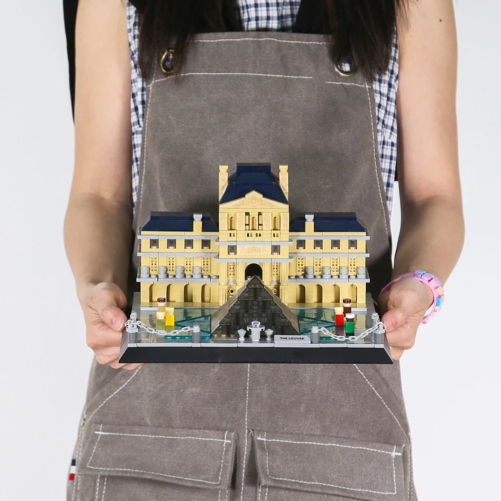 World Famous Art Architecture France Paris Louvre Museum of History Fine Building Block Construction Brick Model Educational Toy
World Famous Art Architecture France Paris Louvre Museum of History Fine Building Block Construction Brick Model Educational Toy