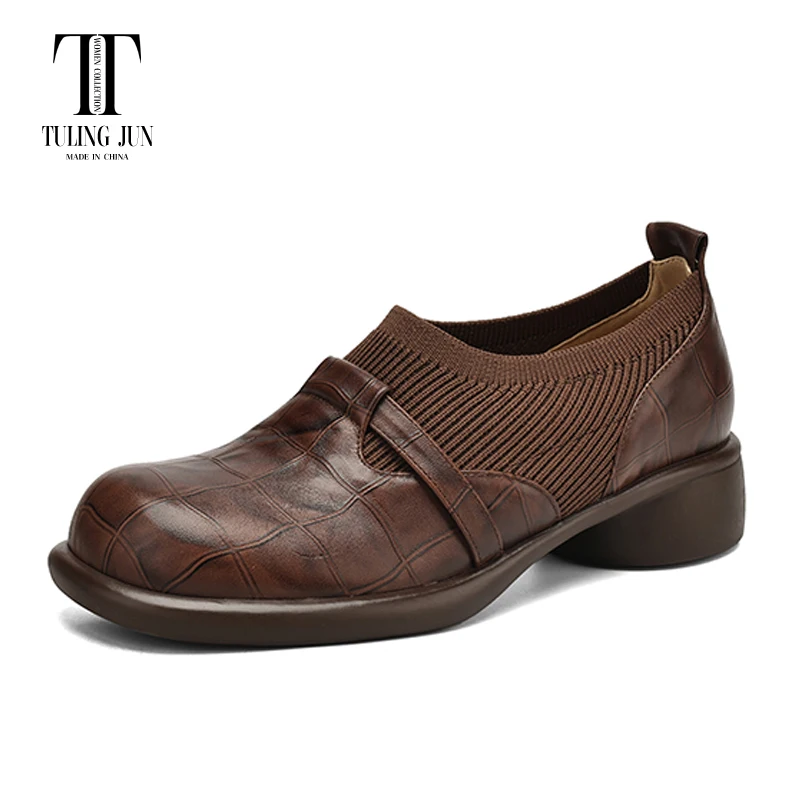 TULING JUN 2024 Four Seasons New Deep-mouthed Women's Shoes Round Toe Low Heel Light Soft Comfortable Daily Shoes For Women L
TULING JUN 2024 Four Seasons New Deep-mouthed Women's Shoes Round Toe Low Heel Light Soft Comfortable Daily Shoes For Women L