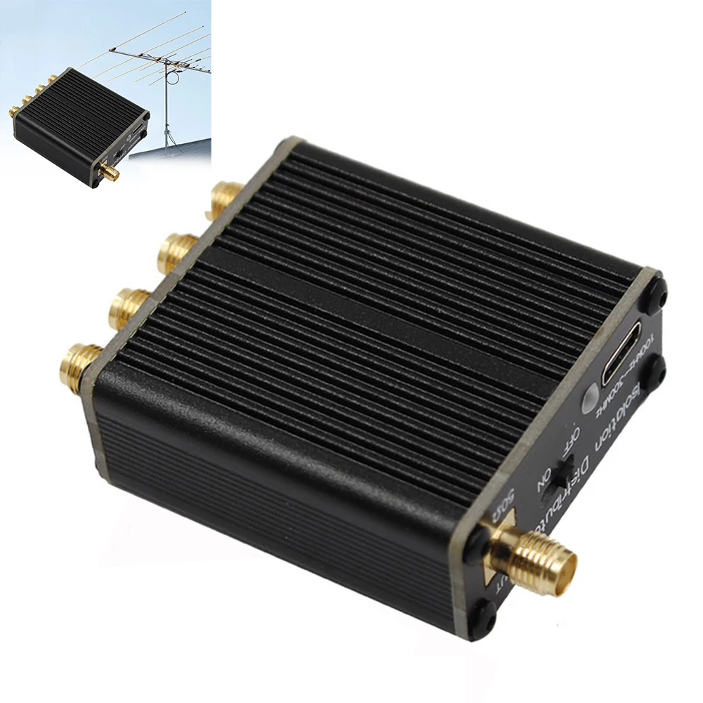 Active RF Isolated Distributor SDR GPSDO Signal Source RF Signal Splitter 100kHz To 150MHz for RF Signal Radio Antenna
Active RF Isolated Distributor SDR GPSDO Signal Source RF Signal Splitter 100kHz To 150MHz for RF Signal Radio Antenna