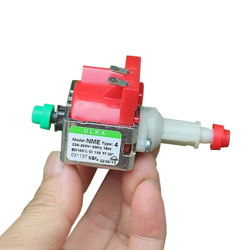 ULKA NME4 Electromagnetic Plunger Pump AC 220-240V 16W High Pressure Small Flow Mini Pump for Coffee Machine Water
ULKA NME4 Electromagnetic Plunger Pump AC 220-240V 16W High Pressure Small Flow Mini Pump for Coffee Machine Water