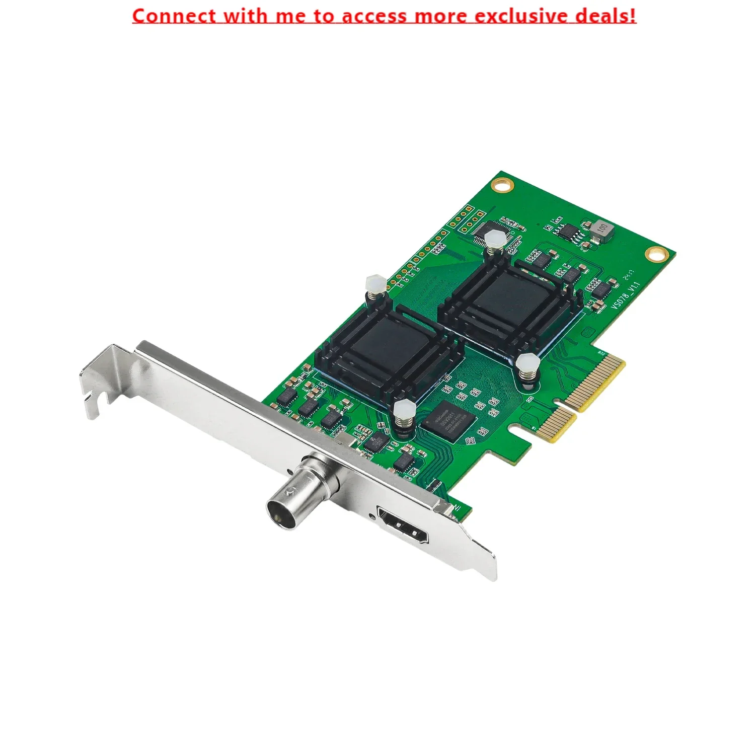 12G SDI 4k60 HDMI вход видеозахват PCIe карта поддержка Vmix OBS потоковая передача Win10 Linux Box UC4K60HS
12G SDI 4k60 HDMI вход видеозахват PCIe карта поддержка Vmix OBS потоковая передача Win10 Linux Box UC4K60HS