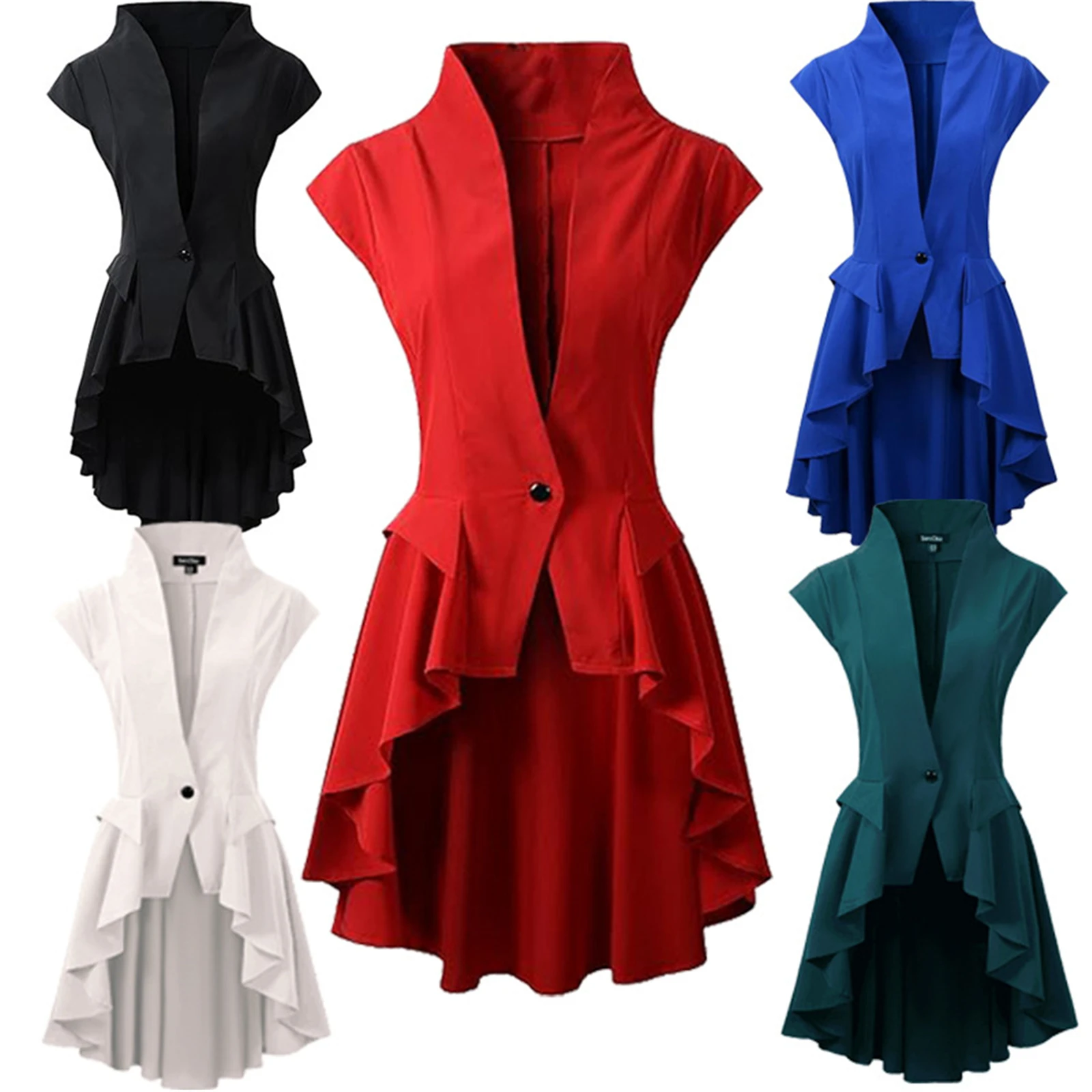Women's Renaissance Steampunk Vampire Cosplay Costume Medieval Tailcoat Jacket Gothic Victorian Retro Frock Outfit Jacket Coat
Women's Renaissance Steampunk Vampire Cosplay Costume Medieval Tailcoat Jacket Gothic Victorian Retro Frock Outfit Jacket Coat