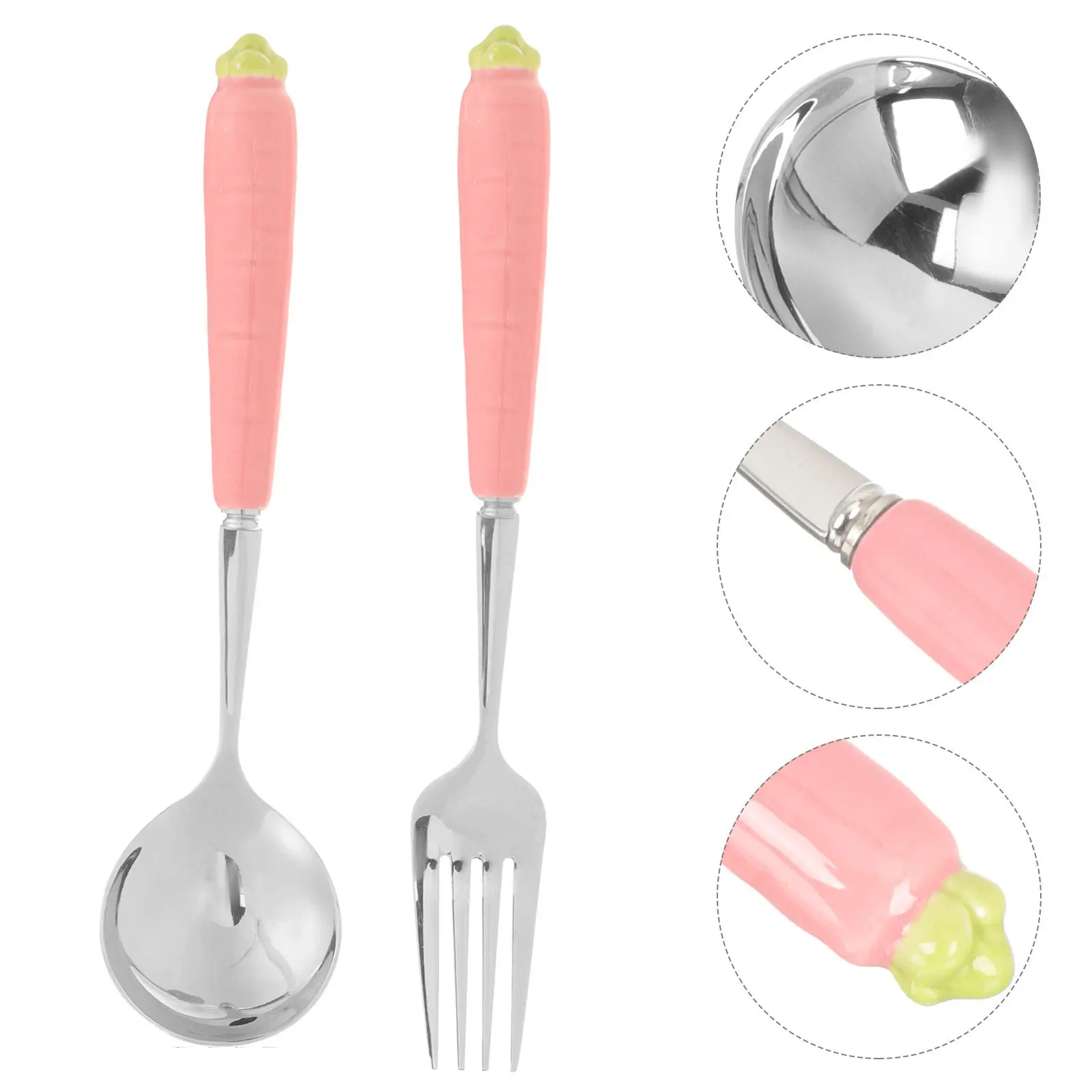 2Pcs Easter Themed Cartoon Carrot Cutlery Kids Spoon Fork Set Child Tableware Flatware Children Spoon Fork Children Flatware
2Pcs Easter Themed Cartoon Carrot Cutlery Kids Spoon Fork Set Child Tableware Flatware Children Spoon Fork Children Flatware