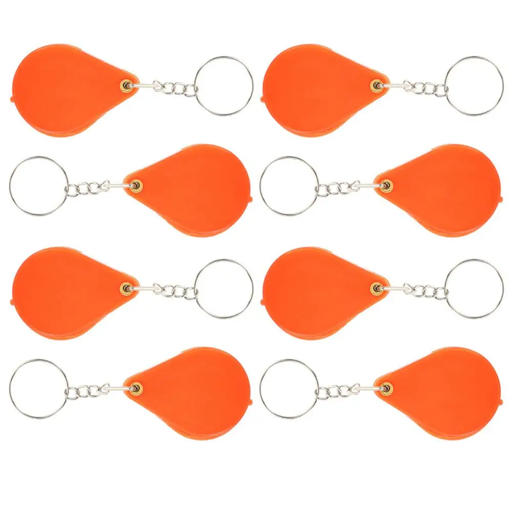 8PCS Mini Glass Keychain Portable Folding H held Reading Magnifier for Kids LED Light Jewelry Tools
8PCS Mini Glass Keychain Portable Folding H held Reading Magnifier for Kids LED Light Jewelry Tools