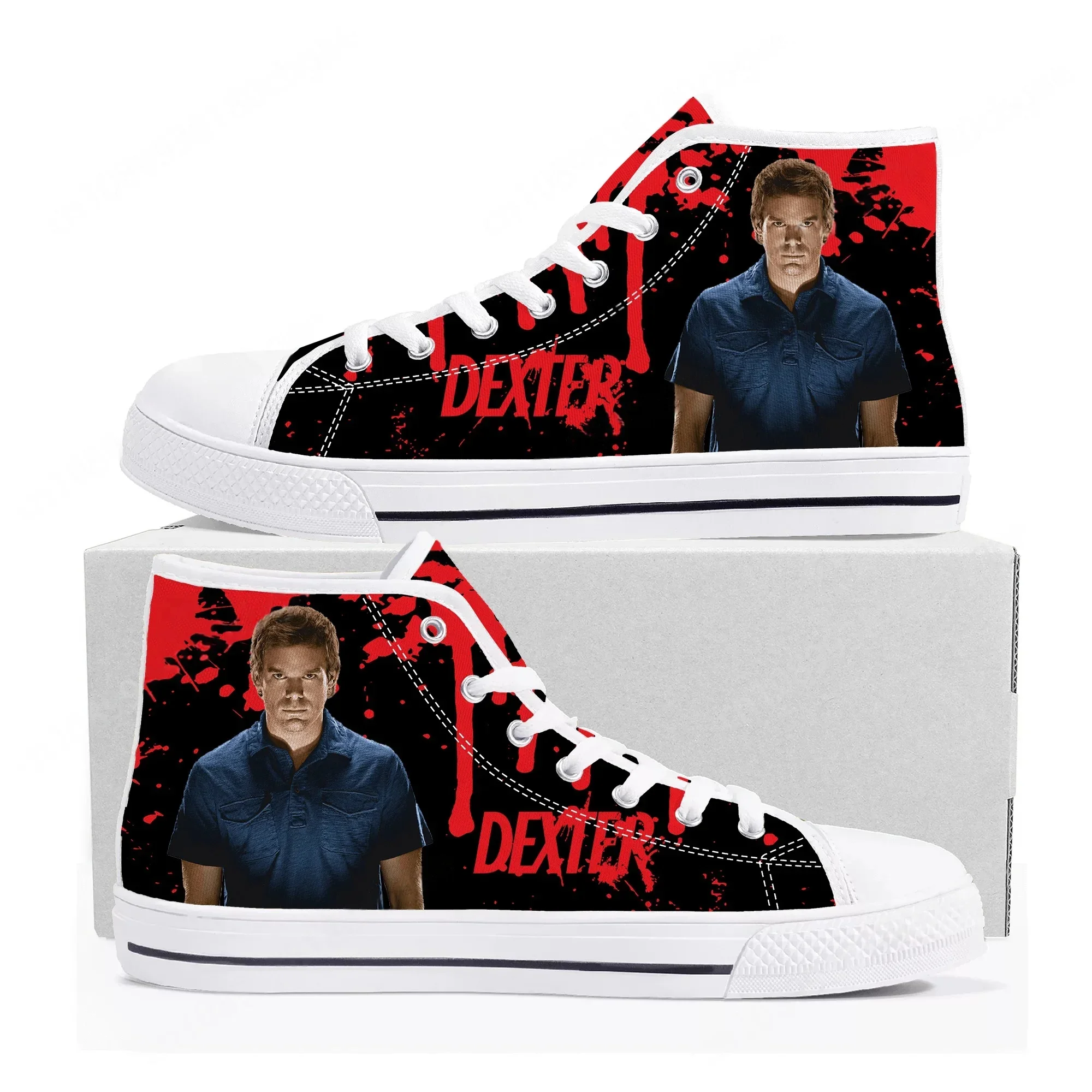 Dexter TV Show Morgan High Top High Quality Sneakers Mens Womens Teenager Canvas Sneaker Casual Custom Made Shoes Customize Shoe
Dexter TV Show Morgan High Top High Quality Sneakers Mens Womens Teenager Canvas Sneaker Casual Custom Made Shoes Customize Shoe