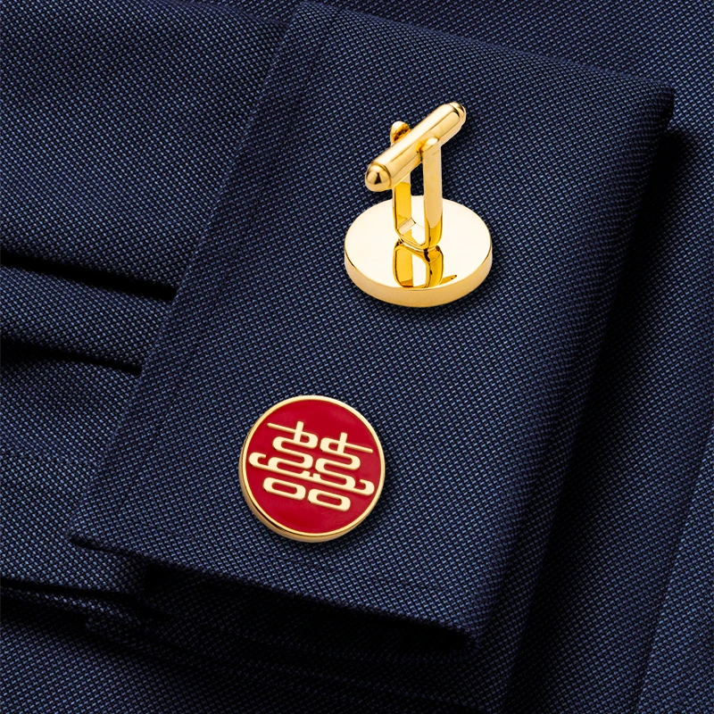 KFLK Double Happiness Design Shirt Cufflinks For Groom Mens Brand Cuff link Chinese Wedding Button High Quality New Arrival
KFLK Double Happiness Design Shirt Cufflinks For Groom Mens Brand Cuff link Chinese Wedding Button High Quality New Arrival