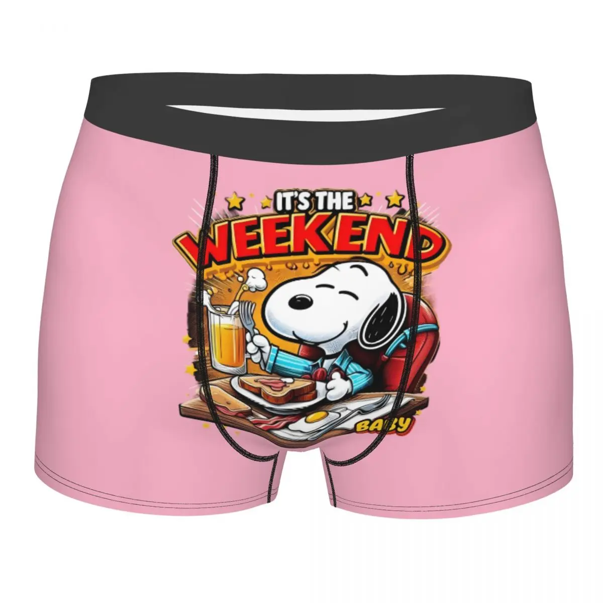 Custom Male Fashion Cute Cartoon Snoopy Men's Underwear Boxer Briefs Breathable Shorts Panties Underpants
Custom Male Fashion Cute Cartoon Snoopy Men's Underwear Boxer Briefs Breathable Shorts Panties Underpants