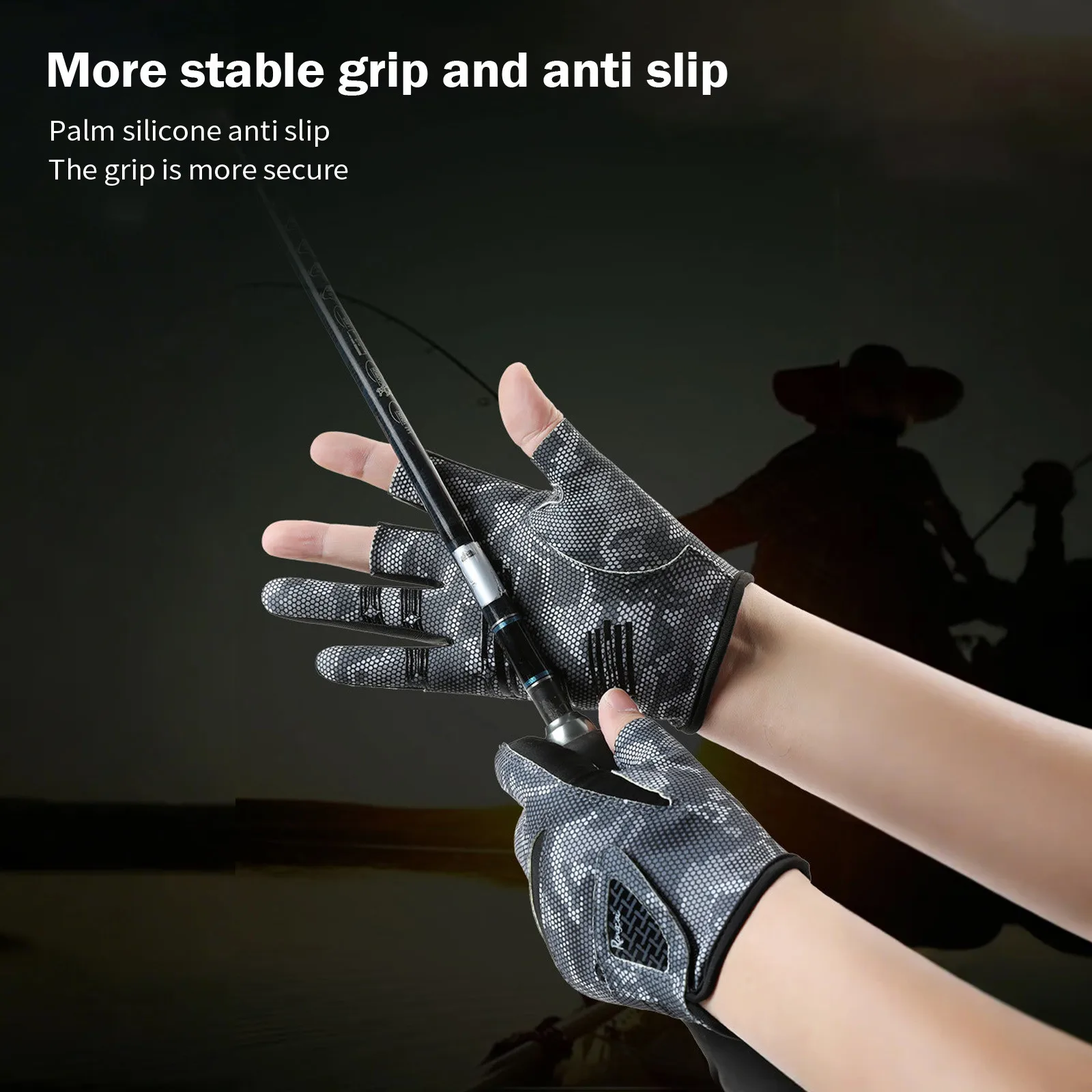 1 пара рыболовных перчаток для мужчин, противоскользящие летние солнцезащитные перчатки, дышащие перчатки с 3 пальцами, аксессуары для рыбалки нахлыстом
1 пара рыболовных перчаток для мужчин, противоскользящие летние солнцезащитные перчатки, дышащие перчатки с 3 пальцами, аксессуары для рыбалки нахлыстом