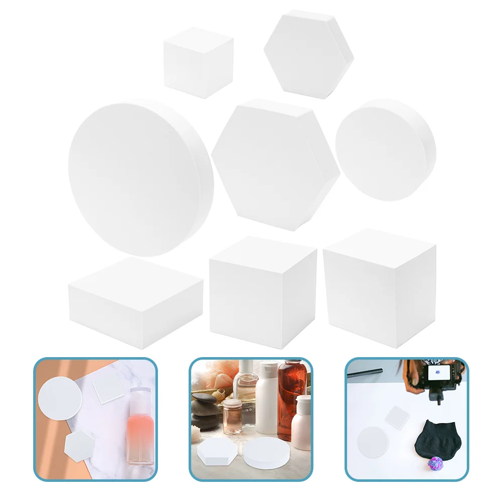 8 Pcs Geometric Photography Props Cube Decorative Photoshoot Foams Geometry Polymer for Jewelry
8 Pcs Geometric Photography Props Cube Decorative Photoshoot Foams Geometry Polymer for Jewelry