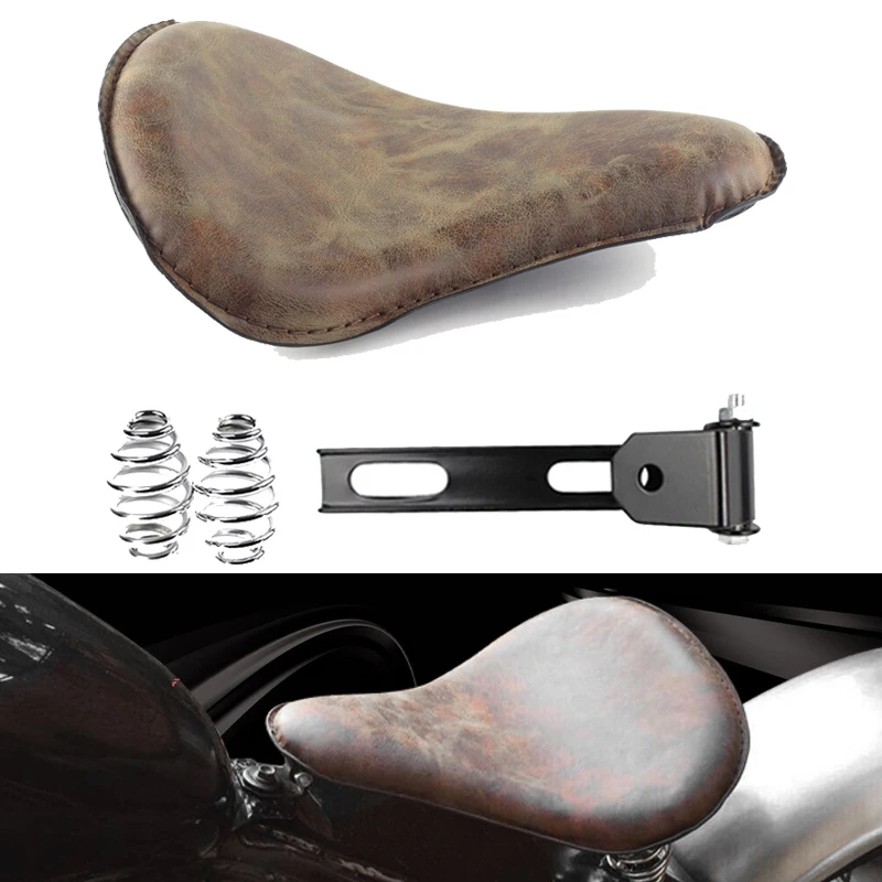 Motorcycle Accessories Spring Solo Seat Distressed Soft Leather Cushion Kit For Sportster Bobber Chopper Springer Softail
Motorcycle Accessories Spring Solo Seat Distressed Soft Leather Cushion Kit For Sportster Bobber Chopper Springer Softail