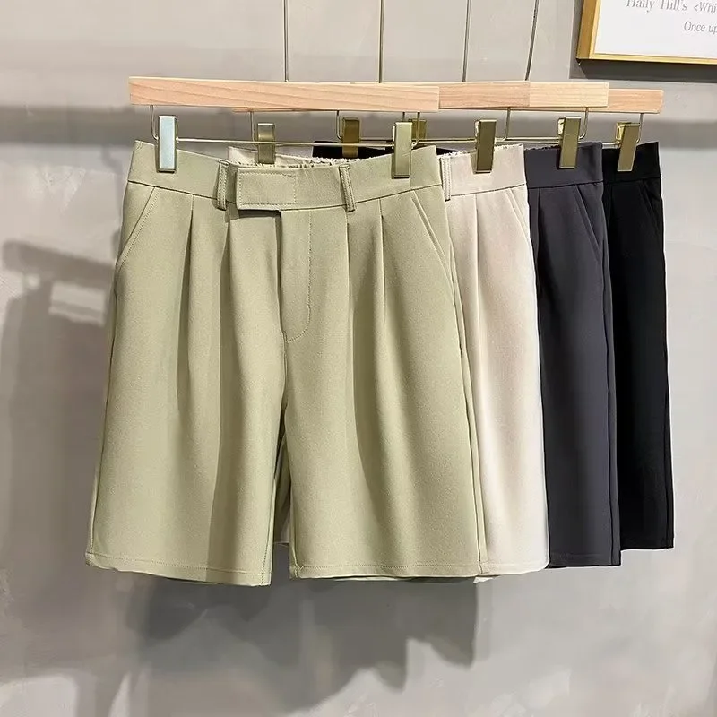 New Elastic Quarter Pants Men's Shorts Summer Thin Ice Silk Loose Trousers Casual Straight Pants
New Elastic Quarter Pants Men's Shorts Summer Thin Ice Silk Loose Trousers Casual Straight Pants