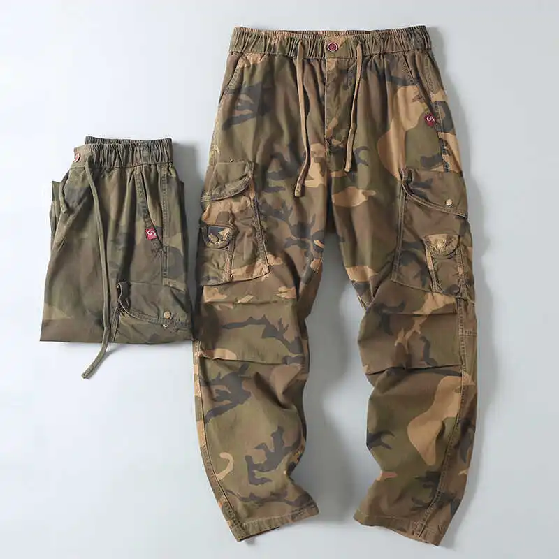 American Sle Casual Pure Cotton Straight Leg Pants Men's Faionable Camouflage Multi-ket Workwear Autumn Winter
American Sle Casual Pure Cotton Straight Leg Pants Men's Faionable Camouflage Multi-ket Workwear Autumn Winter