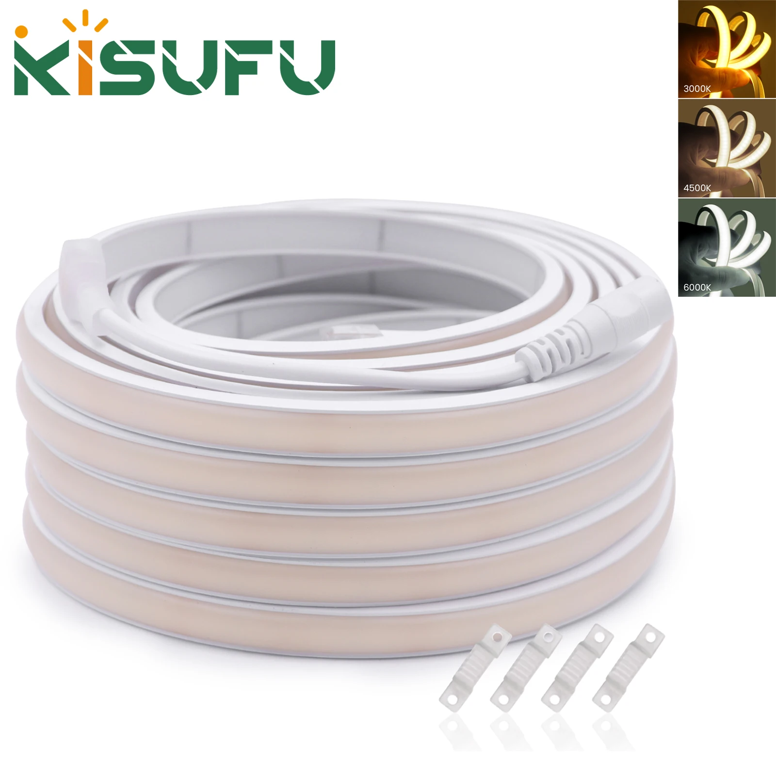 Waterproof COB LED Strip Neon Light DC 12V 24V 320LED/m Flexible Silicone Rope Lights High Density Linear Home Lighting 1-20M
Waterproof COB LED Strip Neon Light DC 12V 24V 320LED/m Flexible Silicone Rope Lights High Density Linear Home Lighting 1-20M