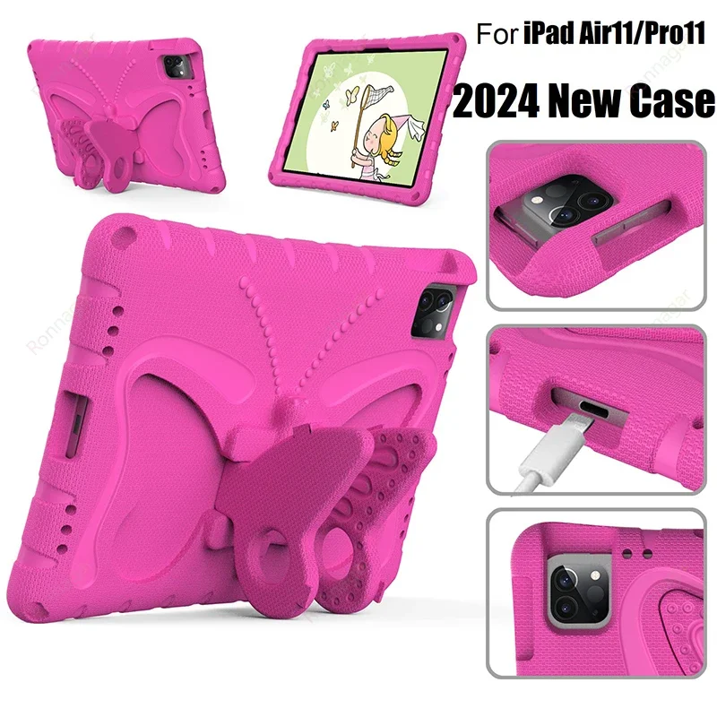 3D EVA Butterfly Case for iPad Air 11 Inch M2 2024 Pro 11 M4 iPad 10.2'' 7 8 9 10th Gen iPad Air 4 5 6 Mini 1 2 3 4 5 6 7 Case
3D EVA Butterfly Case for iPad Air 11 Inch M2 2024 Pro 11 M4 iPad 10.2'' 7 8 9 10th Gen iPad Air 4 5 6 Mini 1 2 3 4 5 6 7 Case