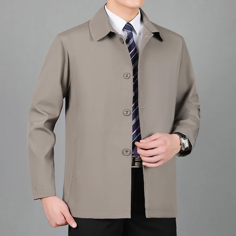 men coats Elegant Mid-aged jacket Mens Lapel Jacket for Formal Business Casual Wear in Spring Fall coats men Men Jacket business
men coats Elegant Mid-aged jacket Mens Lapel Jacket for Formal Business Casual Wear in Spring Fall coats men Men Jacket business