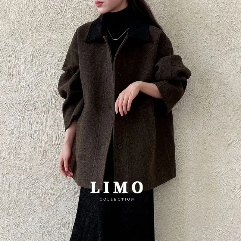 LIMO 2025 Autumn Winter Vintage Color Block Wool Blend Coat Women's Fashion Outdoor Travel Warm Trench Coat
LIMO 2025 Autumn Winter Vintage Color Block Wool Blend Coat Women's Fashion Outdoor Travel Warm Trench Coat