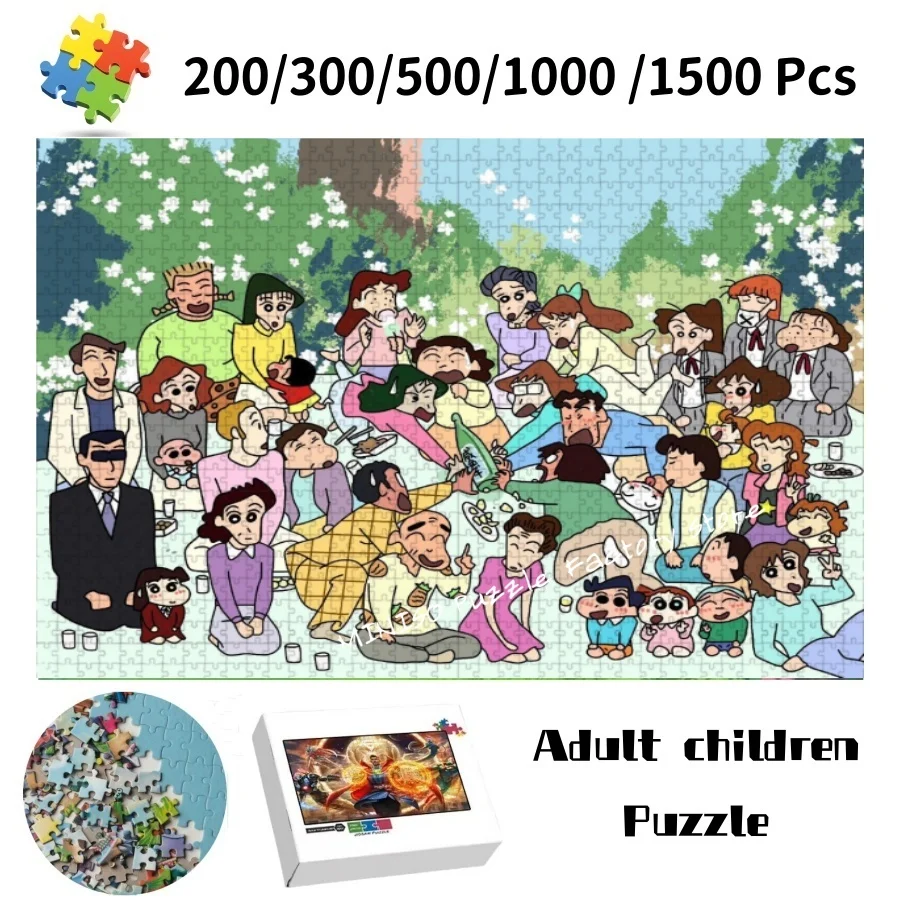 Crayon Shin Chan Forest Picnic Jigsaw Puzzles for Adults Family Puzzle Game Montessori Educational Children's Toys Best Gift
Crayon Shin Chan Forest Picnic Jigsaw Puzzles for Adults Family Puzzle Game Montessori Educational Children's Toys Best Gift