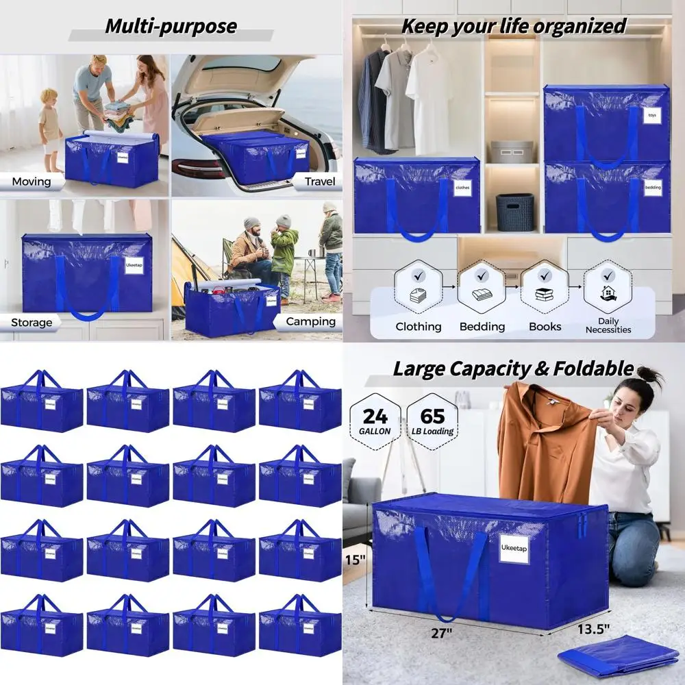 Очень большие прочные синие мешки для переезда с крышками, усиленными ручками и молниями для хранения и упаковки одежды, для общежитий, колледжей
Очень большие прочные синие мешки для переезда с крышками, усиленными ручками и молниями для хранения и упаковки одежды, для общежитий, колледжей