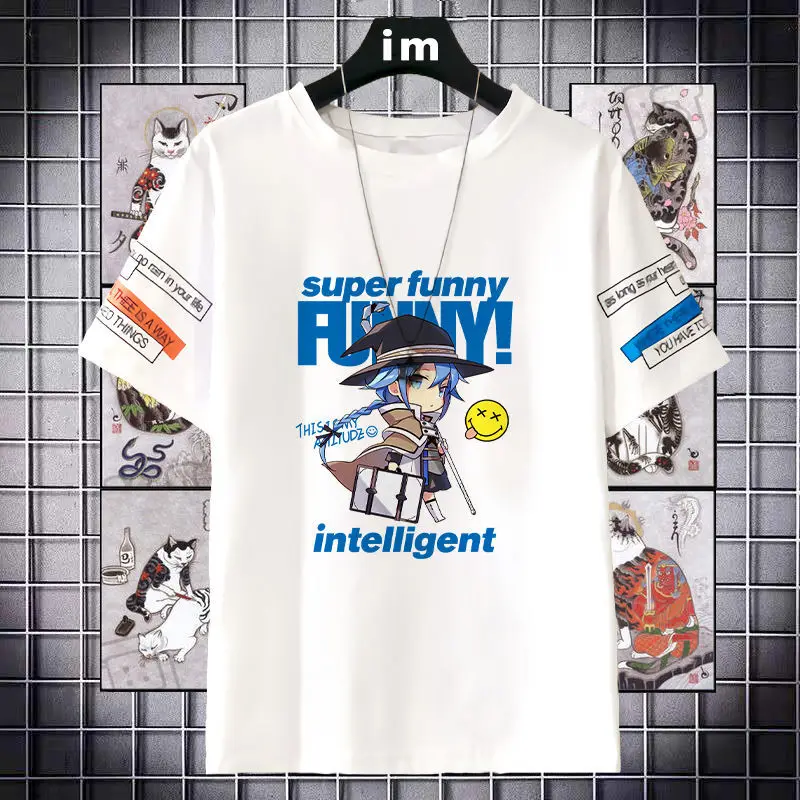 Jobless Reincarnation Merchandise Short Sleeve T-Shirt Alice Rudy Lolicity Unisex Anime Clothing Trendy
Jobless Reincarnation Merchandise Short Sleeve T-Shirt Alice Rudy Lolicity Unisex Anime Clothing Trendy