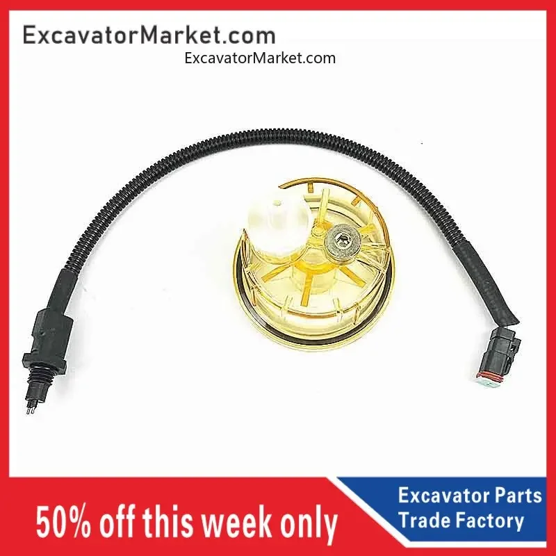 For excavator Adapt to parts for Komatsu PC200 210 220 240-8 oil-water separator sensor plug filter cup connector
For excavator Adapt to parts for Komatsu PC200 210 220 240-8 oil-water separator sensor plug filter cup connector