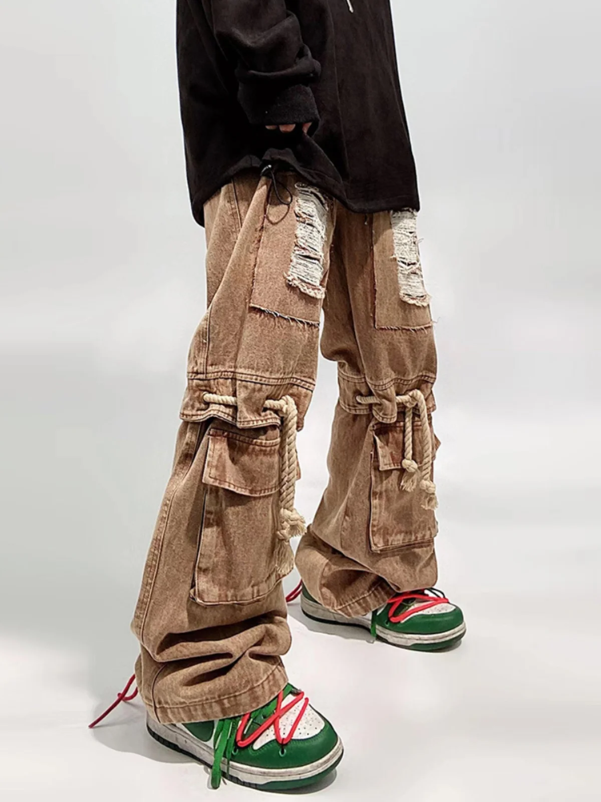 Свободные прямые винтажные джинсы в стиле хип-хоп, американские повседневные брюки, широкие длинные брюки для подростков, Thiened, хлопок
Свободные прямые винтажные джинсы в стиле хип-хоп, американские повседневные брюки, широкие длинные брюки для подростков, Thiened, хлопок