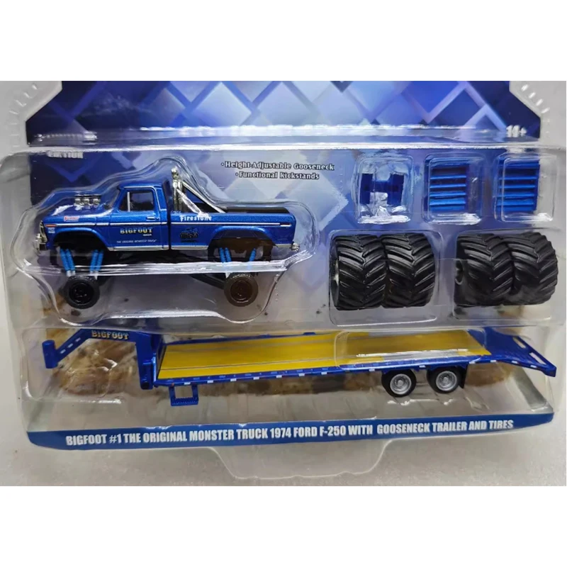GreenLight Diecast 1:64 Scale 1974 Ford F-250 With Gooseneck Trailer Alloy Car Model Classic Collection Display Toys
GreenLight Diecast 1:64 Scale 1974 Ford F-250 With Gooseneck Trailer Alloy Car Model Classic Collection Display Toys