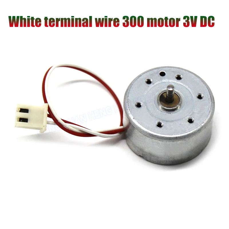 DIY Model Toy Motor 3V 6V DC With White Terminal Connection Wire 300 Motor Small Production Accessories 1 Pcs
DIY Model Toy Motor 3V 6V DC With White Terminal Connection Wire 300 Motor Small Production Accessories 1 Pcs