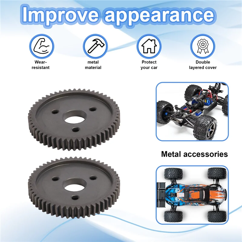 A30F-32P 5Mm 15T Pinion And M0.8 11Mm 54T Big Gear Hardened Steel Motor Gear For Slash E-REVO Summit 1/10 RC Car
A30F-32P 5Mm 15T Pinion And M0.8 11Mm 54T Big Gear Hardened Steel Motor Gear For Slash E-REVO Summit 1/10 RC Car