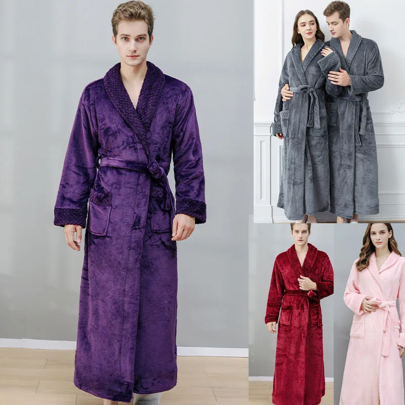 Flannel Pajamas Medium Length Large And Thickened Pajamas For Male And Female Lovers
Flannel Pajamas Medium Length Large And Thickened Pajamas For Male And Female Lovers