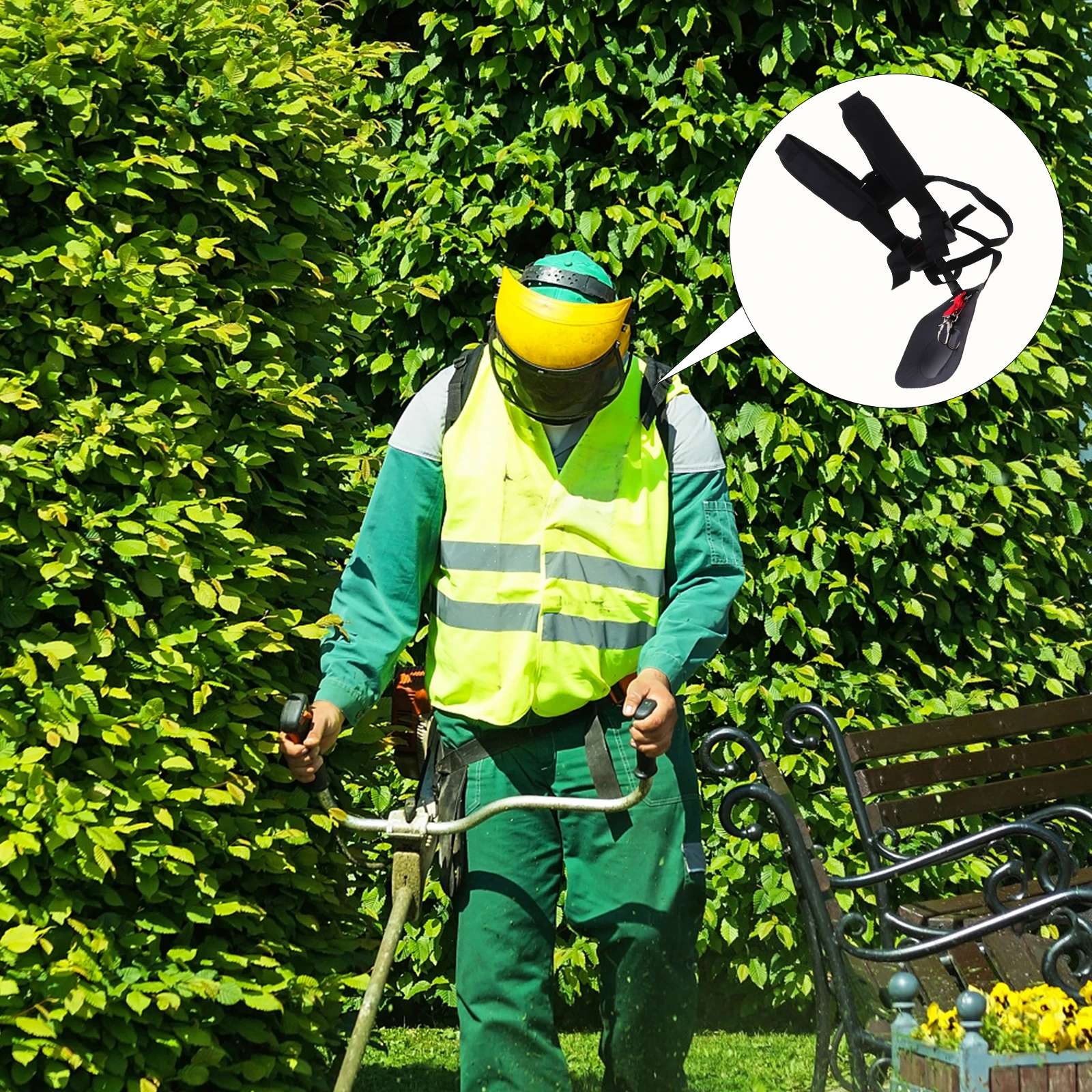 Lawn Mower Shoulder Strap Trimmer Belt Double Grass Harness Padded Plastic Pruner Strap Comfortable Durable Garden Tool
Lawn Mower Shoulder Strap Trimmer Belt Double Grass Harness Padded Plastic Pruner Strap Comfortable Durable Garden Tool
