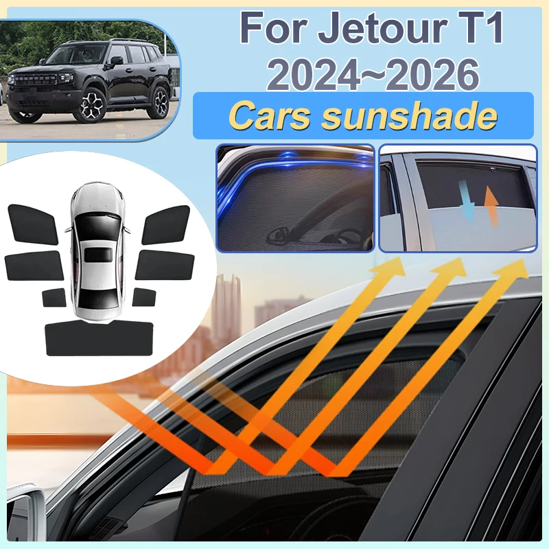 For Jetour T1 2024 2025 2026 Freedom Shanhai T1 Car Mesh Sunshade Heat Insulation Privacy Sun Visor Protection Cover Accessories
For Jetour T1 2024 2025 2026 Freedom Shanhai T1 Car Mesh Sunshade Heat Insulation Privacy Sun Visor Protection Cover Accessories