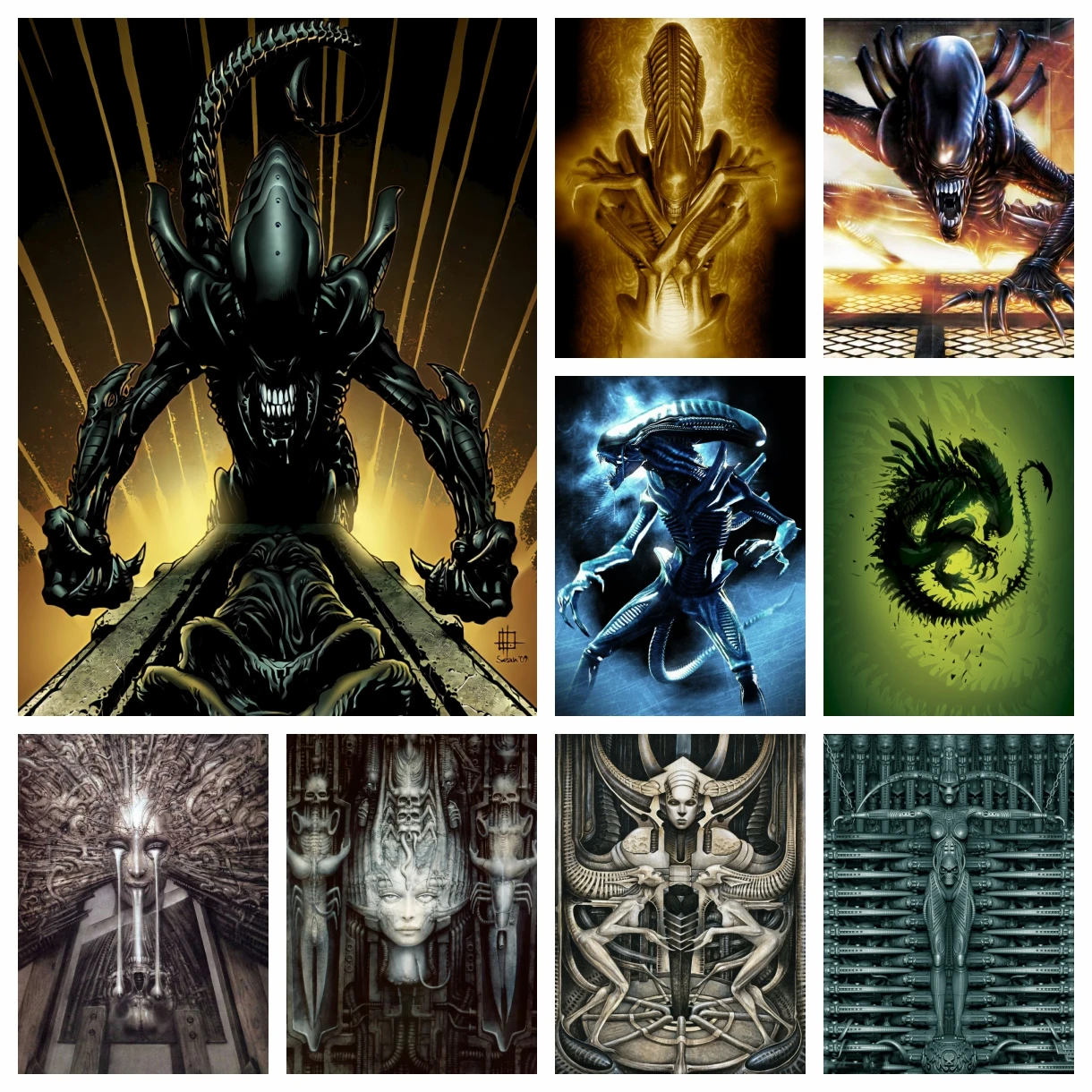 Alien Classic Horror Movie Diamond Painting H R Giger Artist's Work Cross Stitch Embroidery Picture Mosaic Full Drill Home Decor
Alien Classic Horror Movie Diamond Painting H R Giger Artist's Work Cross Stitch Embroidery Picture Mosaic Full Drill Home Decor