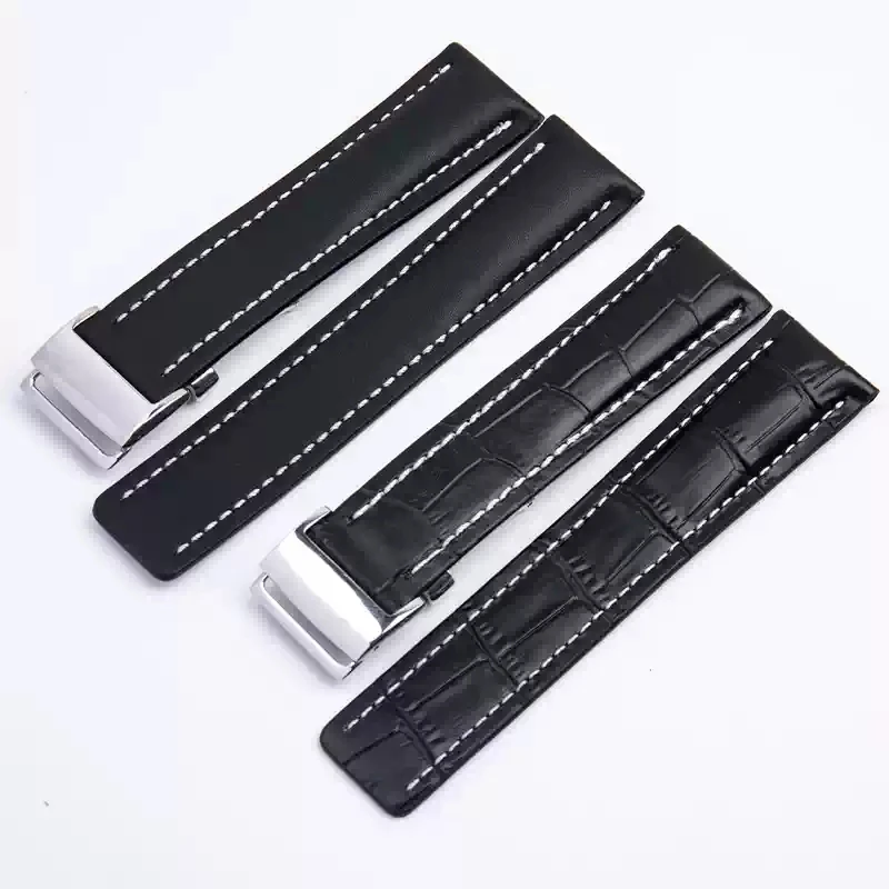 For Breitling Watch Band 22mm 24mm High Quality Genuine Leather Strap mens watch cow leather bracelet with Deployment buckle
For Breitling Watch Band 22mm 24mm High Quality Genuine Leather Strap mens watch cow leather bracelet with Deployment buckle