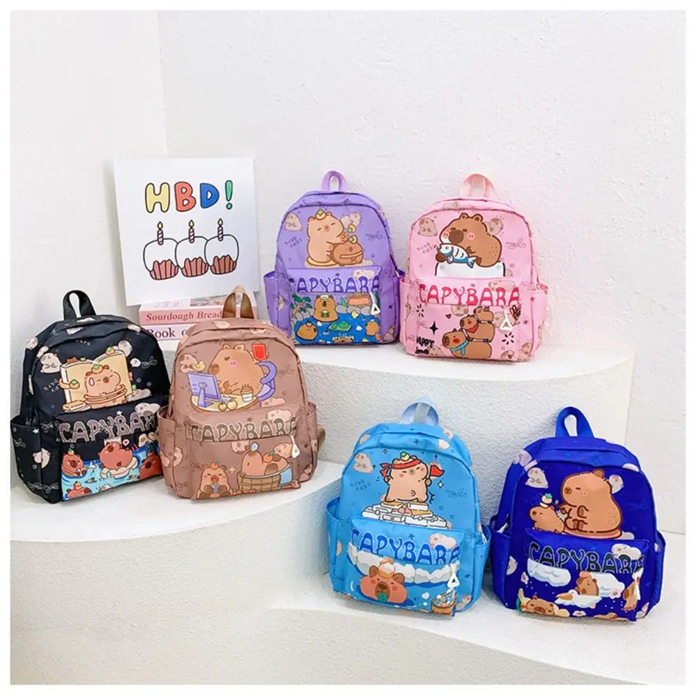 Cute Cartoon Capybara School Bag Large Capacity Nylon Kids Backbag Waterproof Shoulder Knapsack Kids
Cute Cartoon Capybara School Bag Large Capacity Nylon Kids Backbag Waterproof Shoulder Knapsack Kids