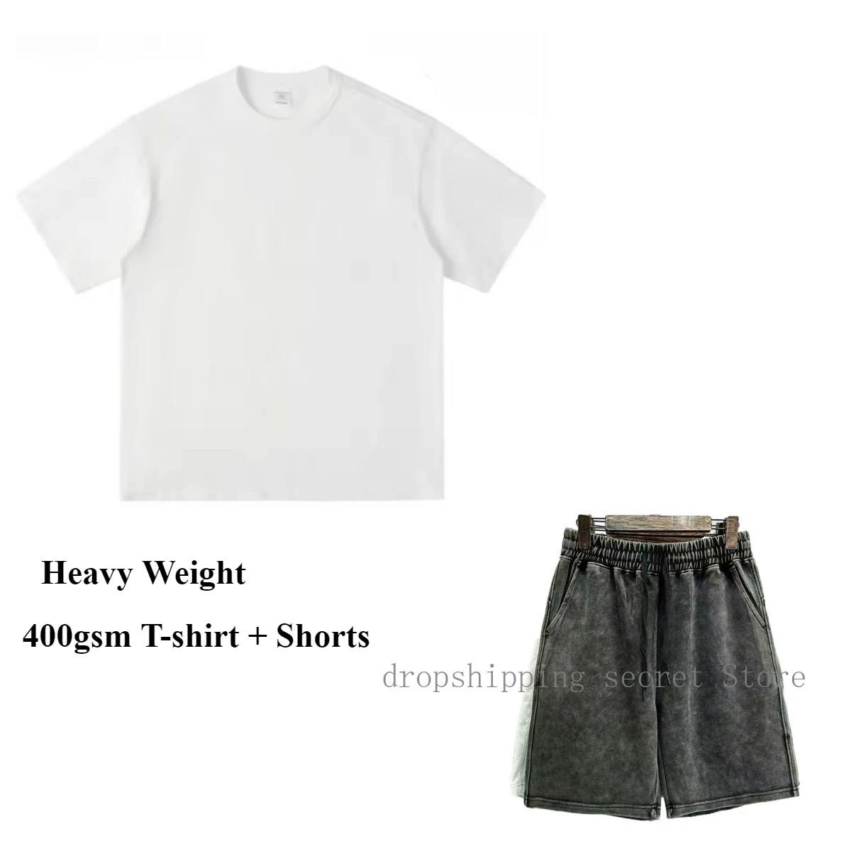 Men's Sets High Qualtity Oversized Heavy Weight 400gsm T-shirt + Shorts Men Short Sleeve Tee Cotton Solid Streetwear Tee
Men's Sets High Qualtity Oversized Heavy Weight 400gsm T-shirt + Shorts Men Short Sleeve Tee Cotton Solid Streetwear Tee