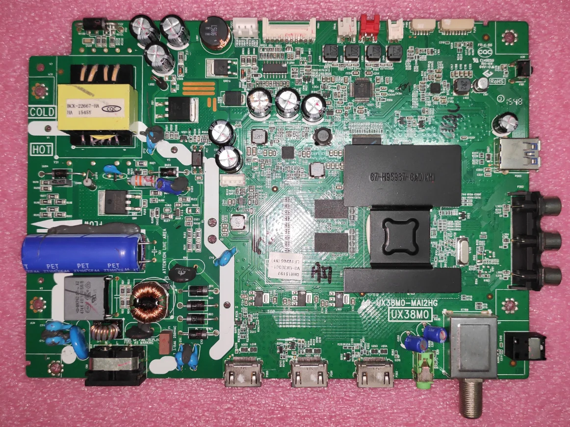 Free shipping! 40-UX38M0-MAI2HG UX38M0 dhr15197 t8-32dr3zp-ma1 Three in one TV motherboard tested well
Free shipping! 40-UX38M0-MAI2HG UX38M0 dhr15197 t8-32dr3zp-ma1 Three in one TV motherboard tested well