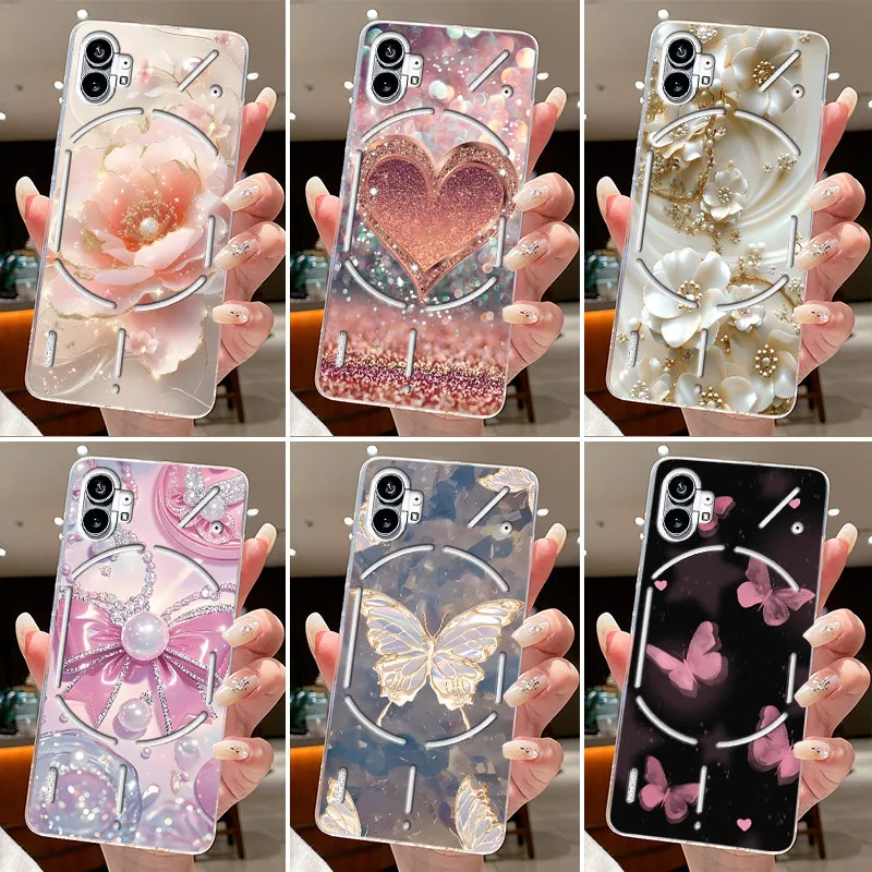For Nothing Phone (1) A063 Case Nothing Phone (2) A065 Cases Flower Butterfly Shell NothingPhone2 Phone1 Soft Silicone TPU Cover
For Nothing Phone (1) A063 Case Nothing Phone (2) A065 Cases Flower Butterfly Shell NothingPhone2 Phone1 Soft Silicone TPU Cover