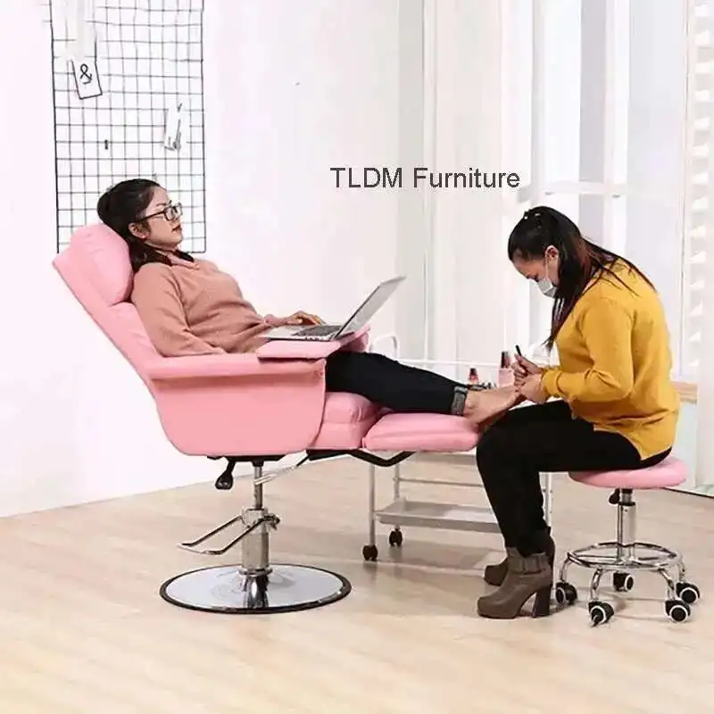 Professional Barber Chairs Designer Reclining Beauty Chair Luxury Salon Furniture Beauty Salon Lift Eyelash Nail Art Sofa Chair
Professional Barber Chairs Designer Reclining Beauty Chair Luxury Salon Furniture Beauty Salon Lift Eyelash Nail Art Sofa Chair