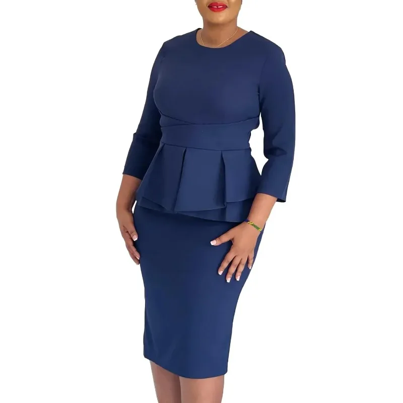 2024 Elegant Dress Women for Wedding Party Africa 3/4 Sleeve Polyester O-neck Polyester Midi Dress Outfits Africa Clothing S-3XL
2024 Elegant Dress Women for Wedding Party Africa 3/4 Sleeve Polyester O-neck Polyester Midi Dress Outfits Africa Clothing S-3XL