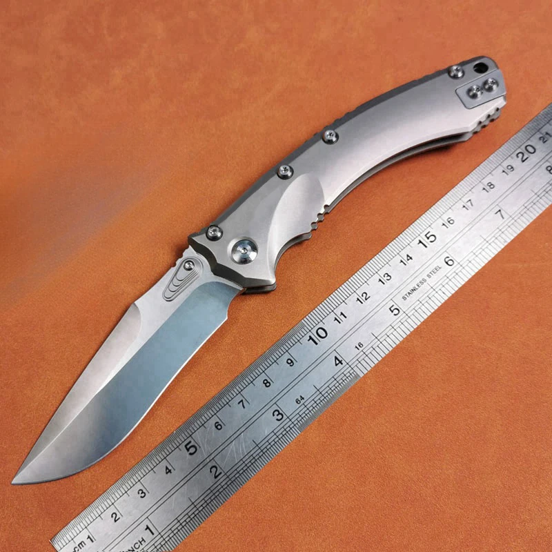 Amphibian Titanium alloy Handle Folding knife M390 Steel Pocket Knife Emergency rescue tool Original brushed blade surface Knife
Amphibian Titanium alloy Handle Folding knife M390 Steel Pocket Knife Emergency rescue tool Original brushed blade surface Knife