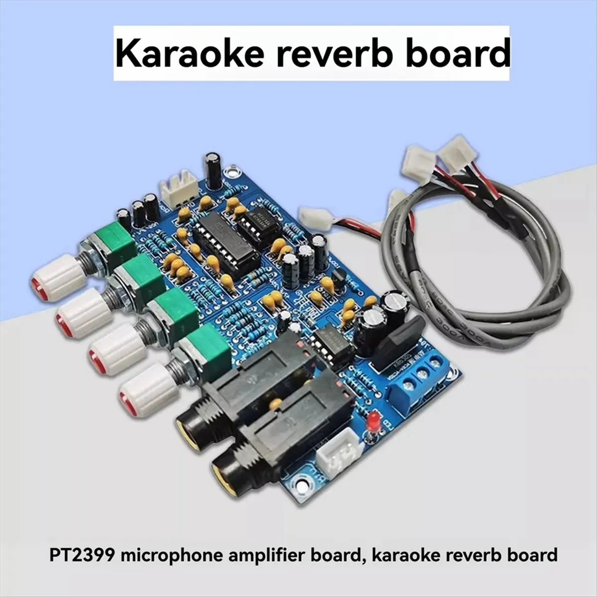 *Great Dual AC12V Digital Microphone Amplifier Board PT2399 Reverberation Board Karaoke OK Amplifier Module Electronic DIY
*Great Dual AC12V Digital Microphone Amplifier Board PT2399 Reverberation Board Karaoke OK Amplifier Module Electronic DIY