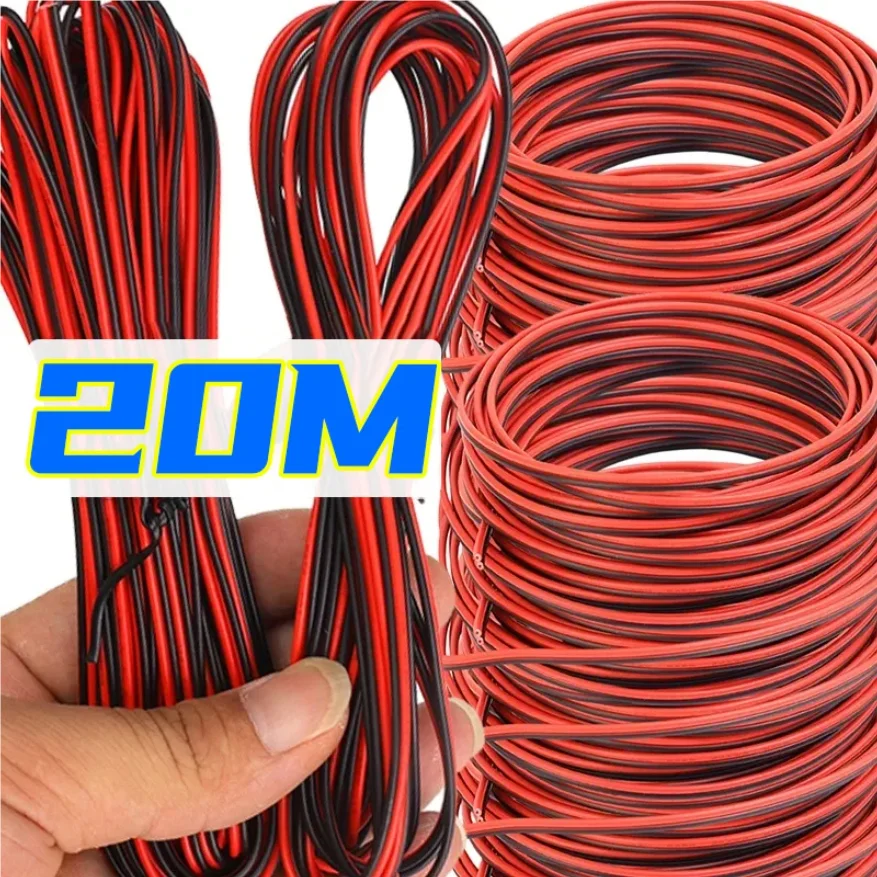 22AWG Electrical Wire 2 Pin Extension Cable Tinned Copper Cord 300V for Car Truck Motorcycle LED Light Strip Power Supply 20/30M
22AWG Electrical Wire 2 Pin Extension Cable Tinned Copper Cord 300V for Car Truck Motorcycle LED Light Strip Power Supply 20/30M