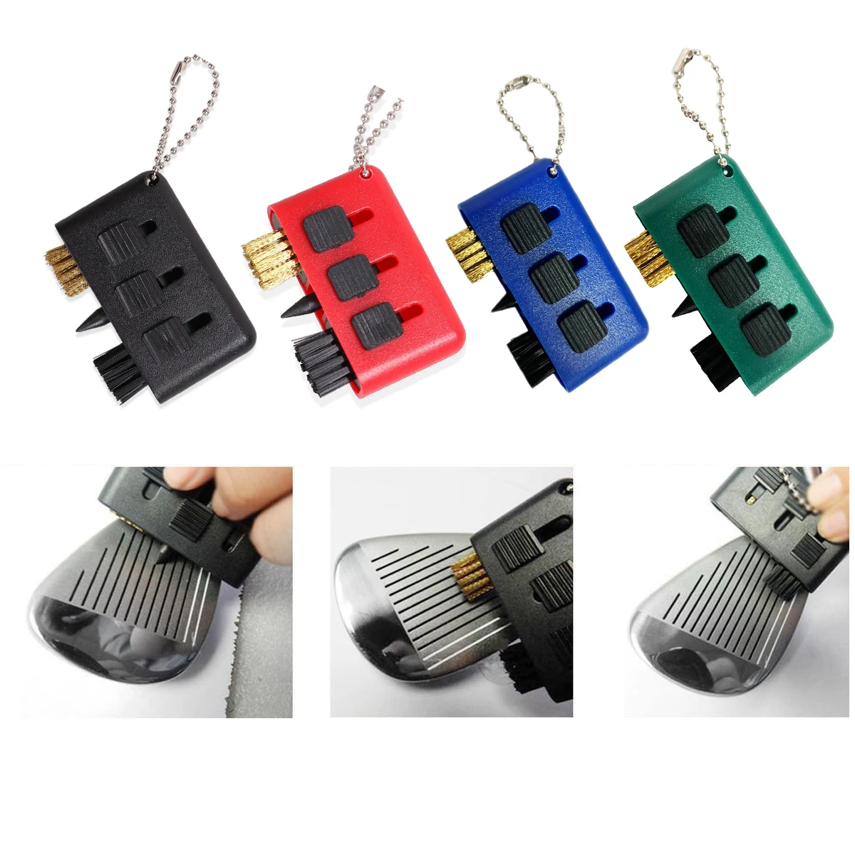 3 in 1 Golf Club Cleaning Brush Training Accessories Pocket Portable Multifunctional Golf Club Wedge Ball Groove Putter Cleaning
3 in 1 Golf Club Cleaning Brush Training Accessories Pocket Portable Multifunctional Golf Club Wedge Ball Groove Putter Cleaning