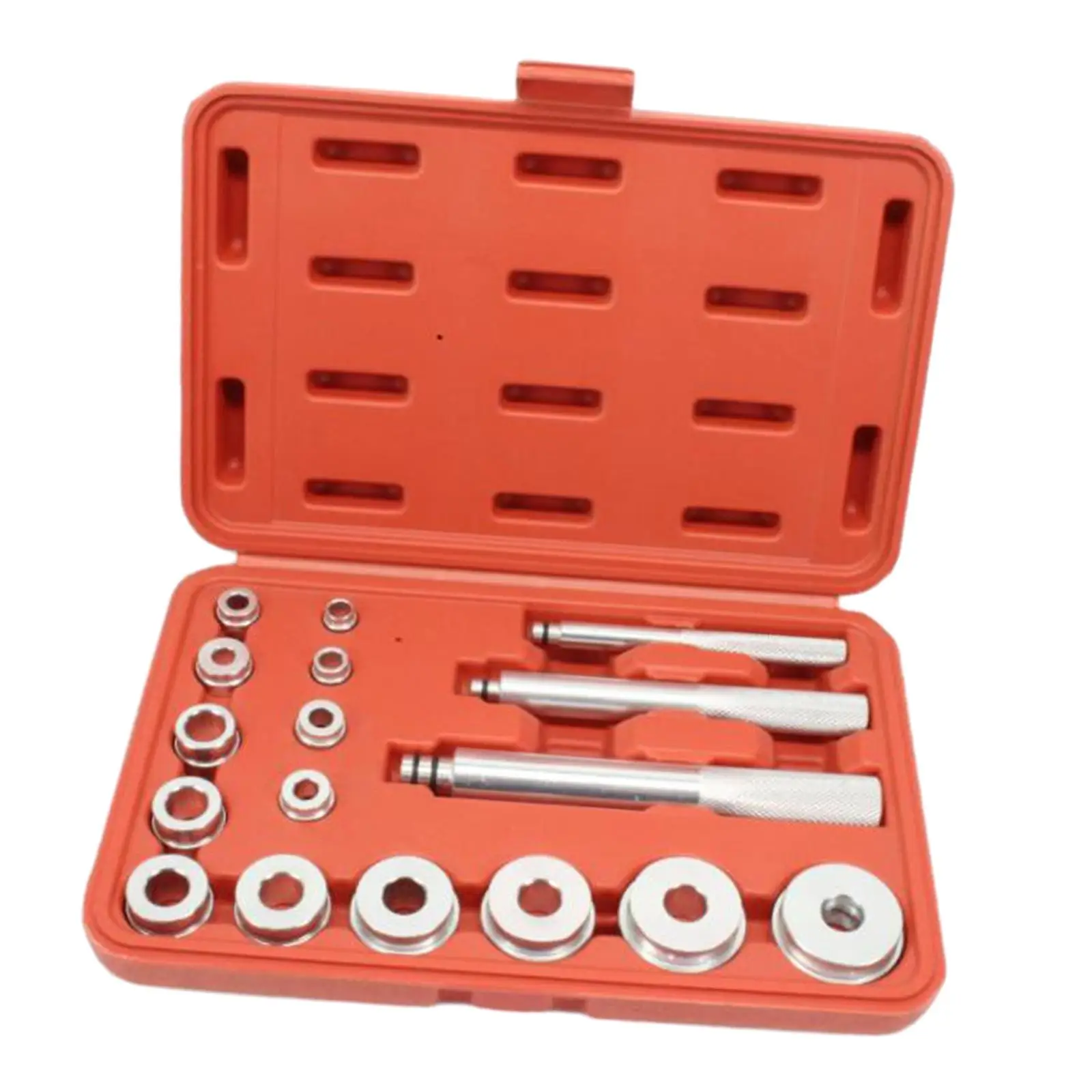 17Pcs Aluminum Bearing Race and Seal Install Driver Set Heavy Duty Carrying Case
17Pcs Aluminum Bearing Race and Seal Install Driver Set Heavy Duty Carrying Case