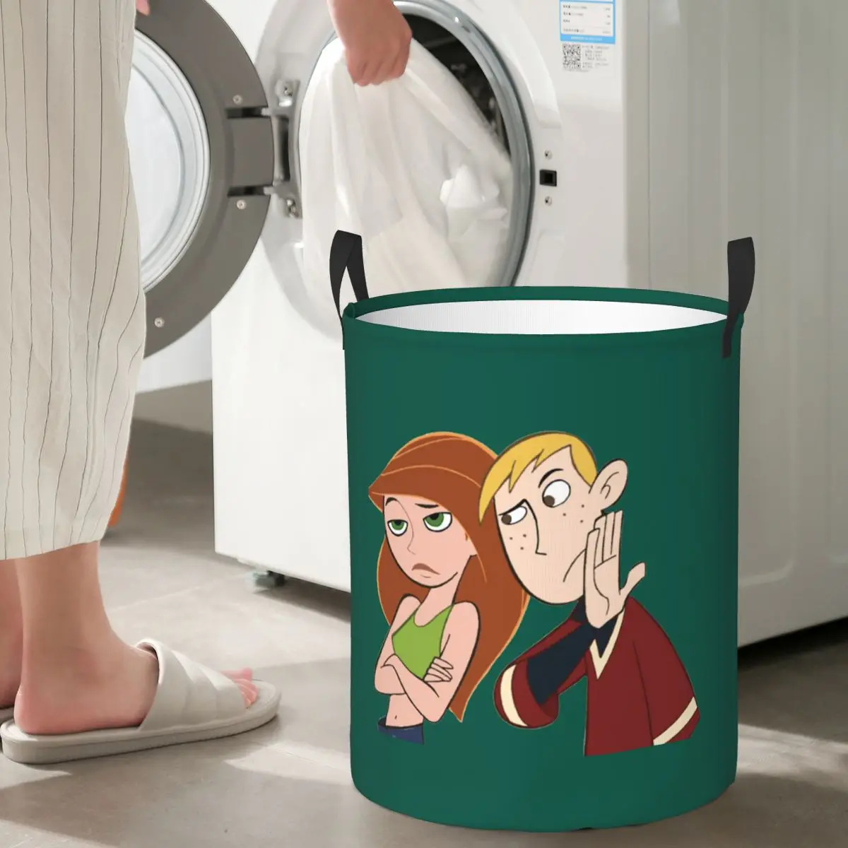 Складная корзина для белья Kim Possible, большая корзина для хранения детской стирки, домашний органайзер
Складная корзина для белья Kim Possible, большая корзина для хранения детской стирки, домашний органайзер