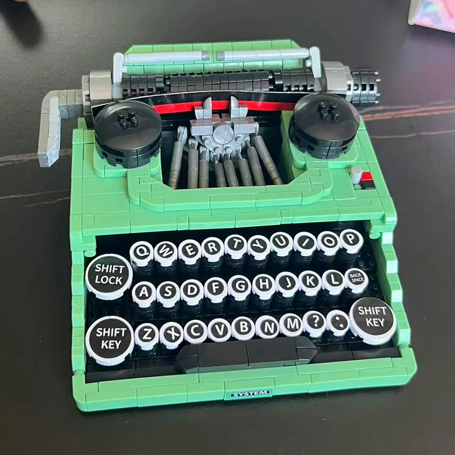 Mini Brick Set, Vintage Typewriter Model, Typewriter Building Blocks, Challenging Building Toy for Adults, Christmas Gift,
Mini Brick Set, Vintage Typewriter Model, Typewriter Building Blocks, Challenging Building Toy for Adults, Christmas Gift,