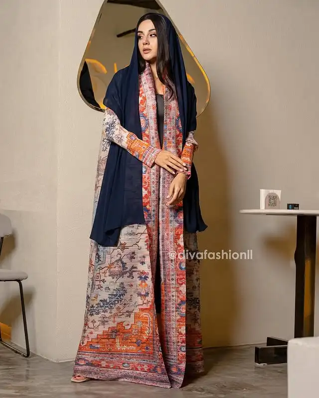 YUDX Women's Pleated Robe 2025 Fall New Classic Vintage Print Luxury Cardigan Belt Design Abaya Loose Plus Size Robe
YUDX Women's Pleated Robe 2025 Fall New Classic Vintage Print Luxury Cardigan Belt Design Abaya Loose Plus Size Robe