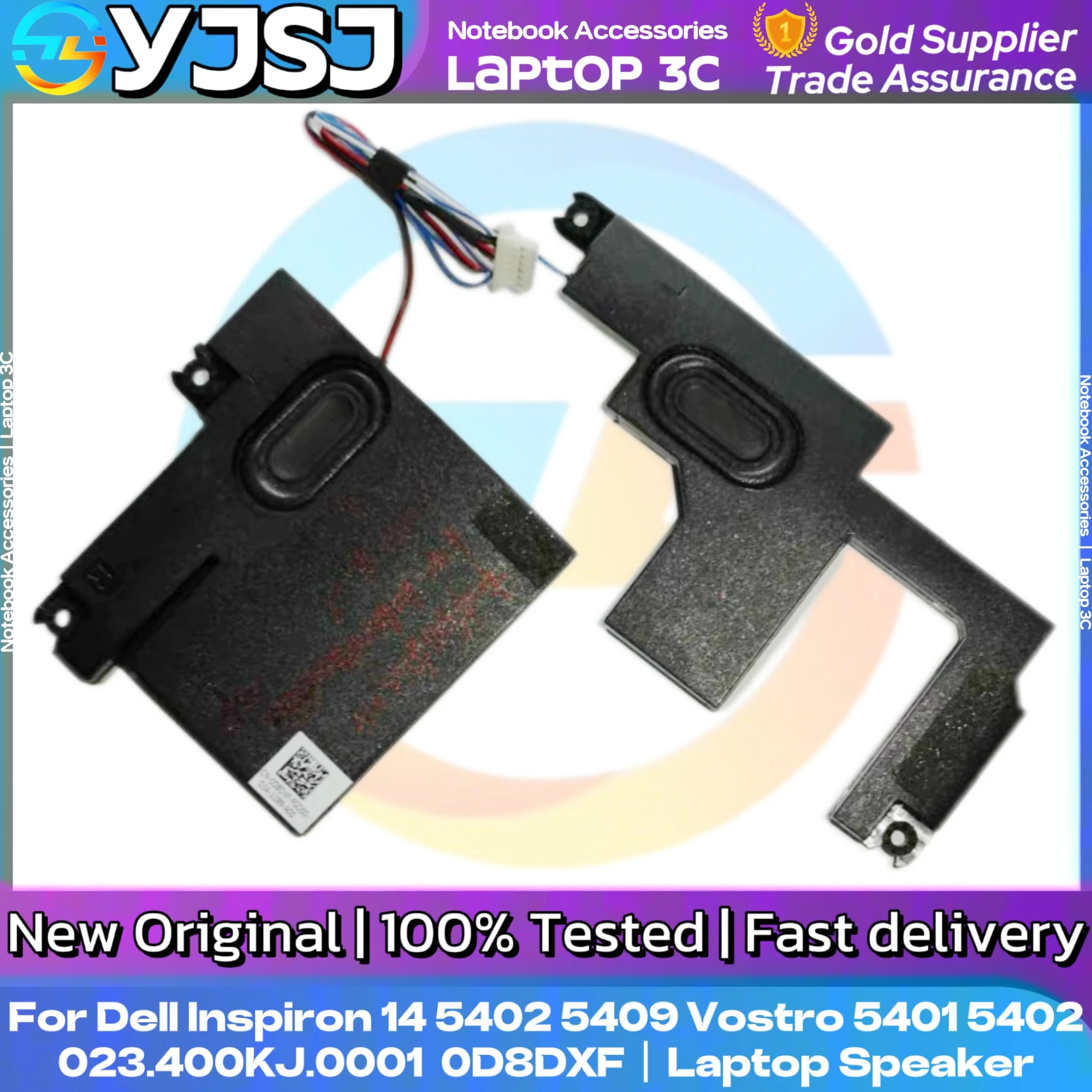 New Original Laptop Speaker For Dell Inspiron 14 5402 5409 Vostro 5401 5402 023.400KJ.0001 0D8DXF built-in speaker horn audio
New Original Laptop Speaker For Dell Inspiron 14 5402 5409 Vostro 5401 5402 023.400KJ.0001 0D8DXF built-in speaker horn audio