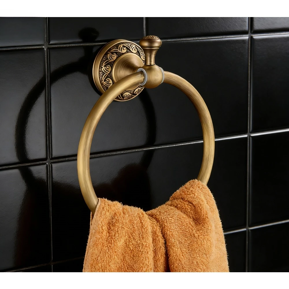 Кольцо для полотенец настенное круглое антикварное латунь, вешалка для полотенец для ванной комнаты
Кольцо для полотенец настенное круглое антикварное латунь, вешалка для полотенец для ванной комнаты